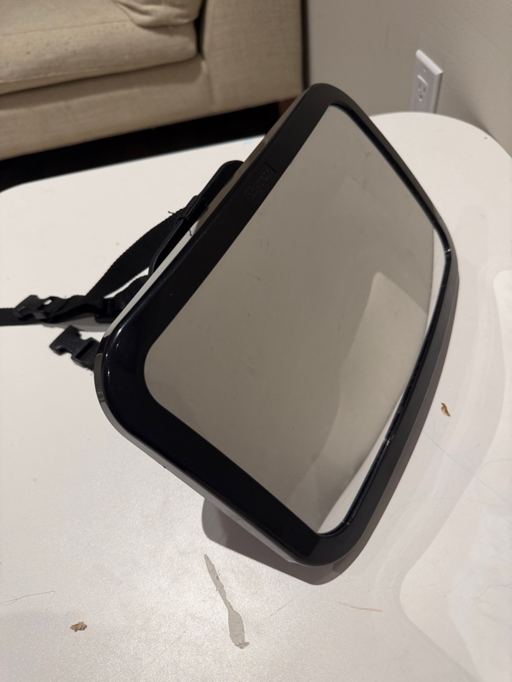 Universal Black VR Headset Faceplate with Head Strap